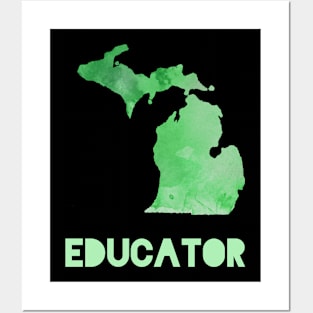 Michigan Educator Posters and Art